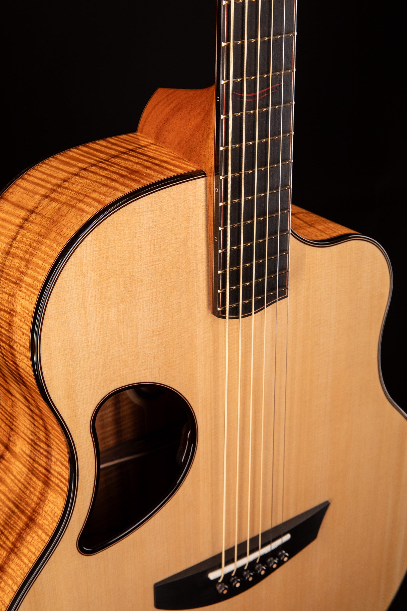 MG 4.5 Flamed Koa & Port Orford Cedar