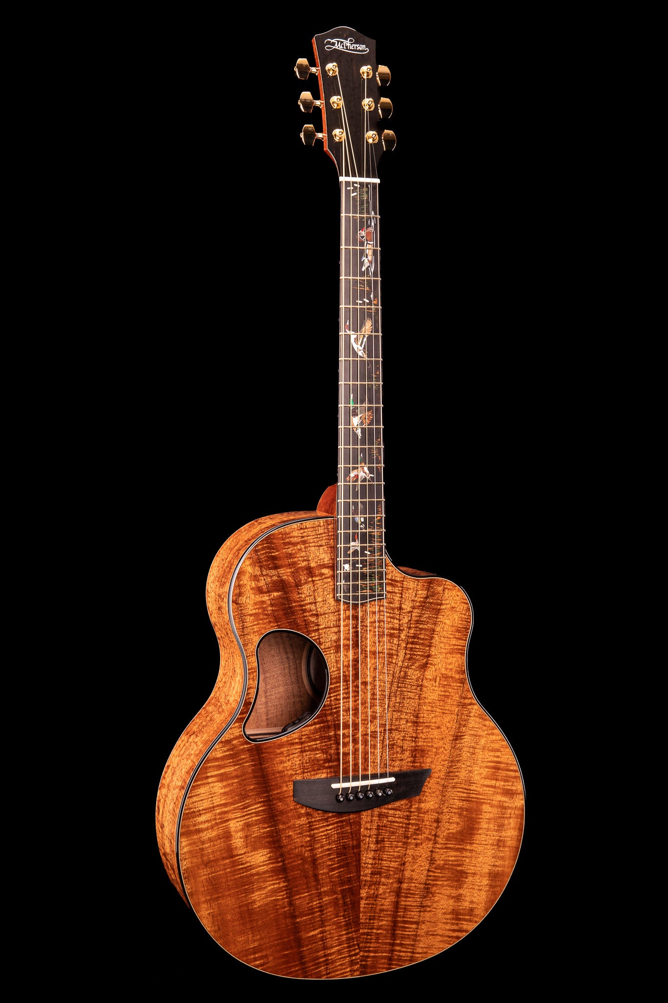 MG 4.5 Flamed Koa & Koa - Duck Theme