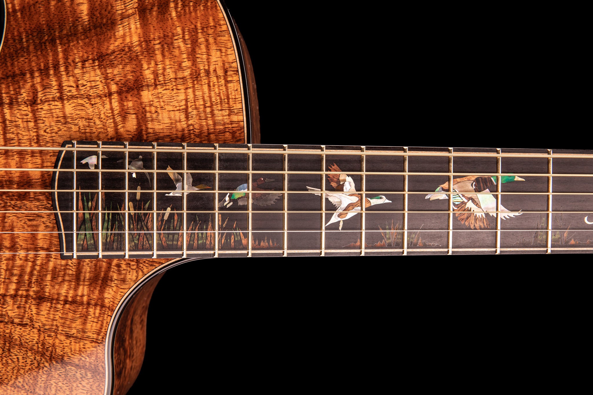 MG 4.5 Flamed Koa & Koa - Duck Theme