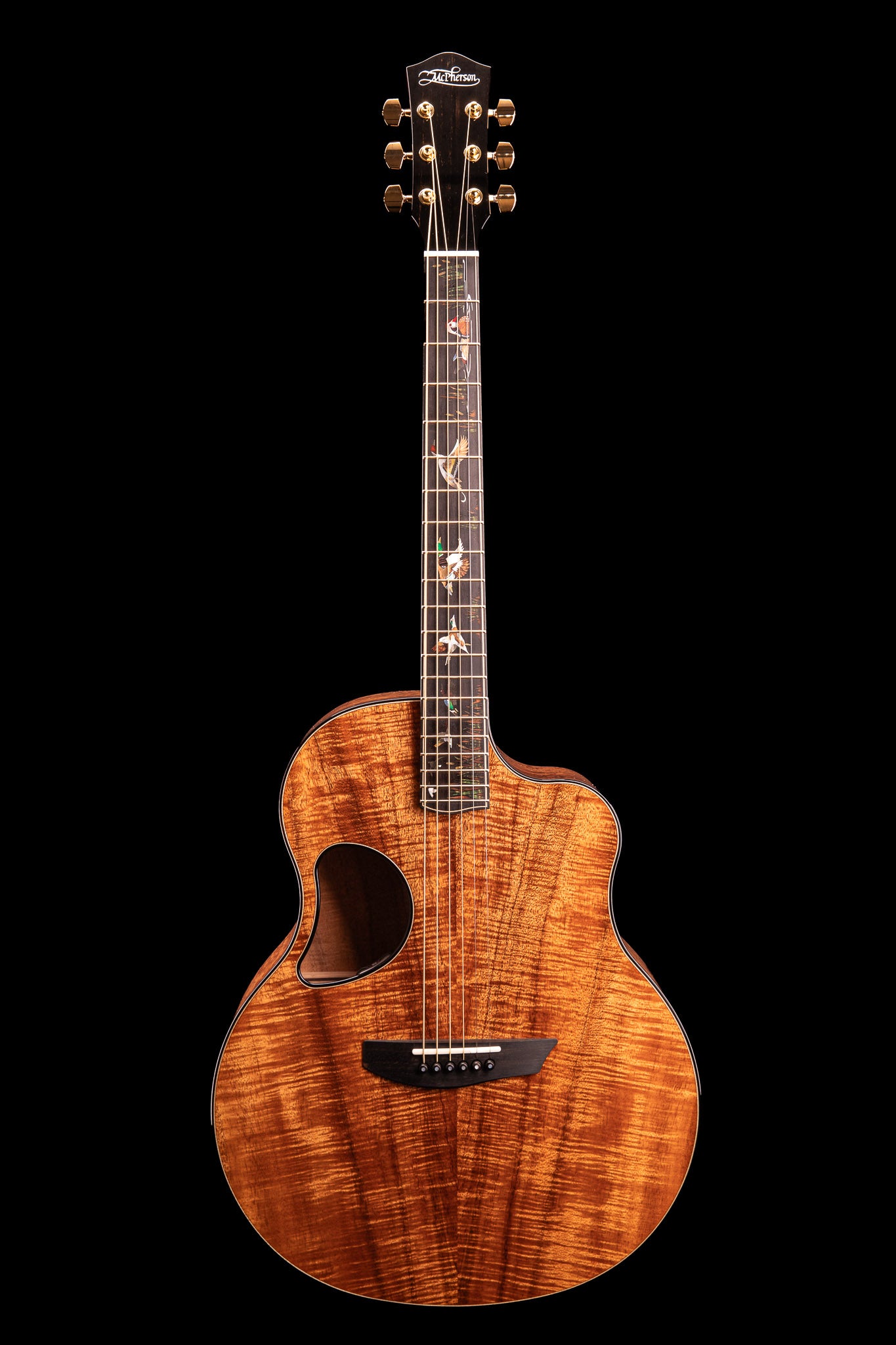 MG 4.5 Flamed Koa & Koa - Duck Theme