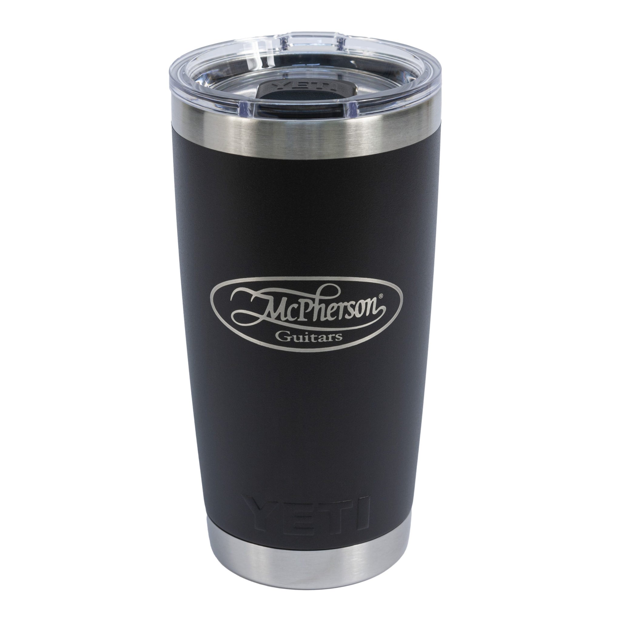 20oz yeti rambler stainless steel coffee mug McPherson Logo Etched YETI Rambler 20 oz