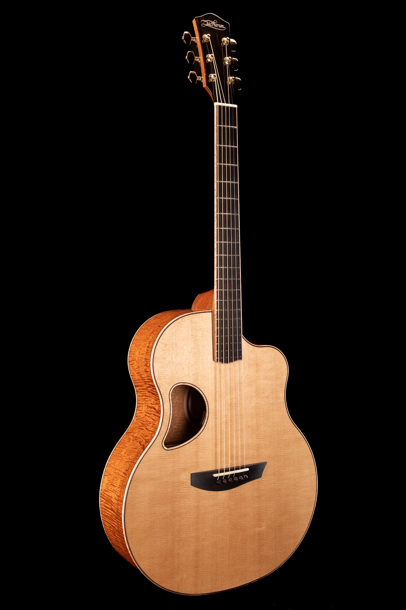 MG 4.5 Flamed Honduran Mahogany & Bearclaw Sitka Spruce