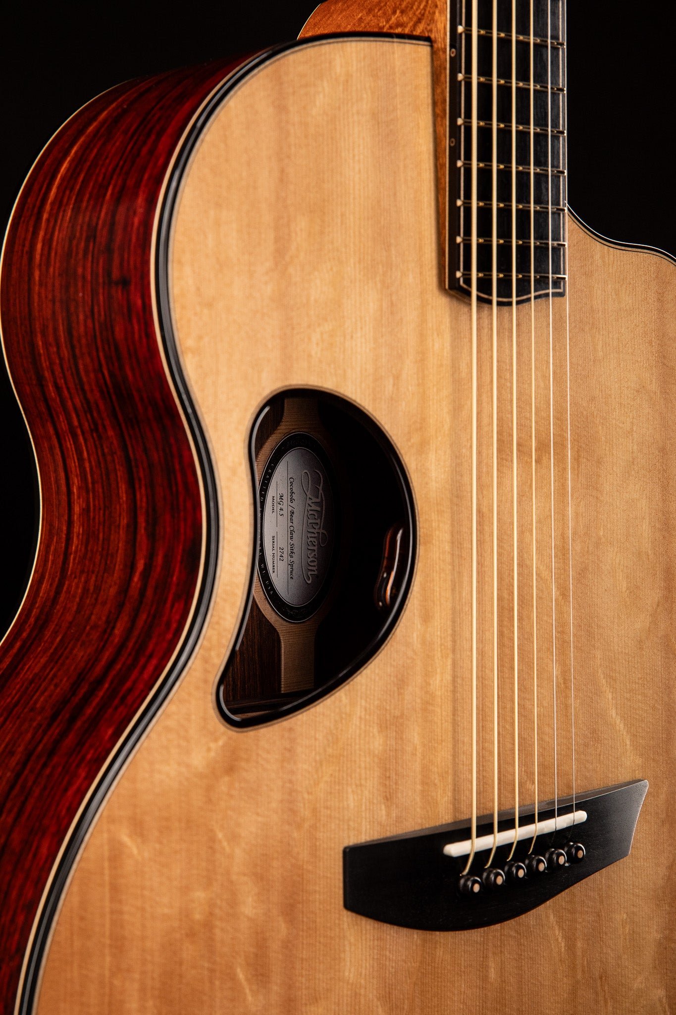 MG 4.5 Cocobolo & Bearclaw Sitka Spruce