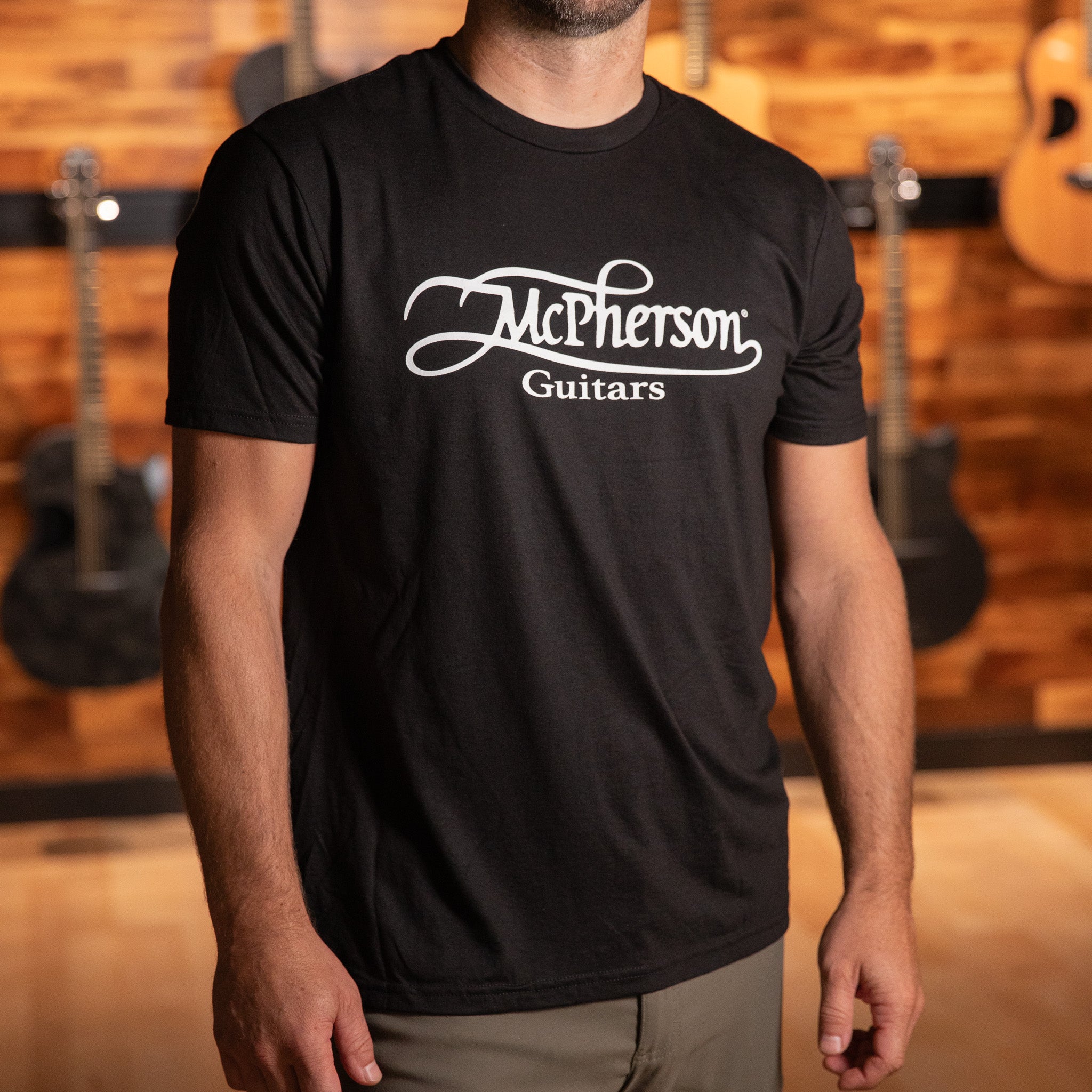 McPherson Classic Logo T-Shirt – Charcoal/White